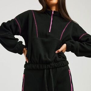 Year of Ours Sherpa Mammoth Half Zip Sweatshirt